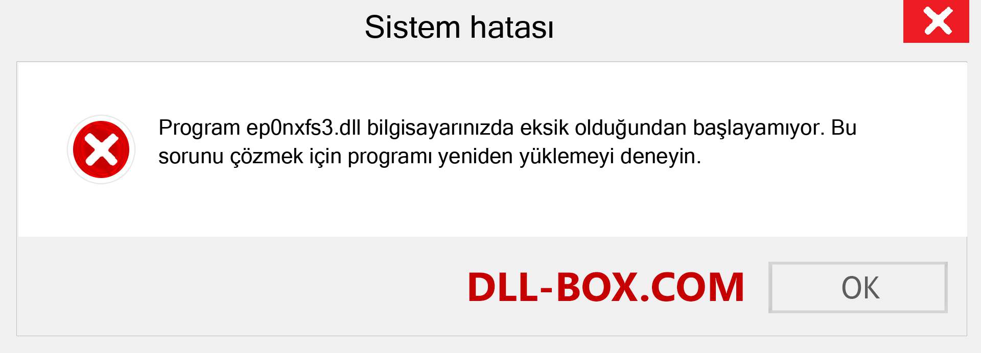 ep0nxfs3.dll dosyası eksik mi? Windows 7, 8, 10 için İndirin - Windows'ta ep0nxfs3 dll Eksik Hatasını Düzeltin, fotoğraflar, resimler